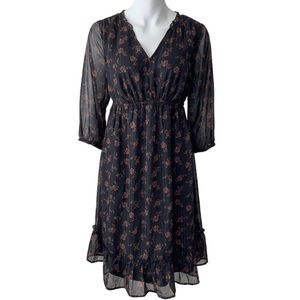 Black & copper maternity dress size Medium